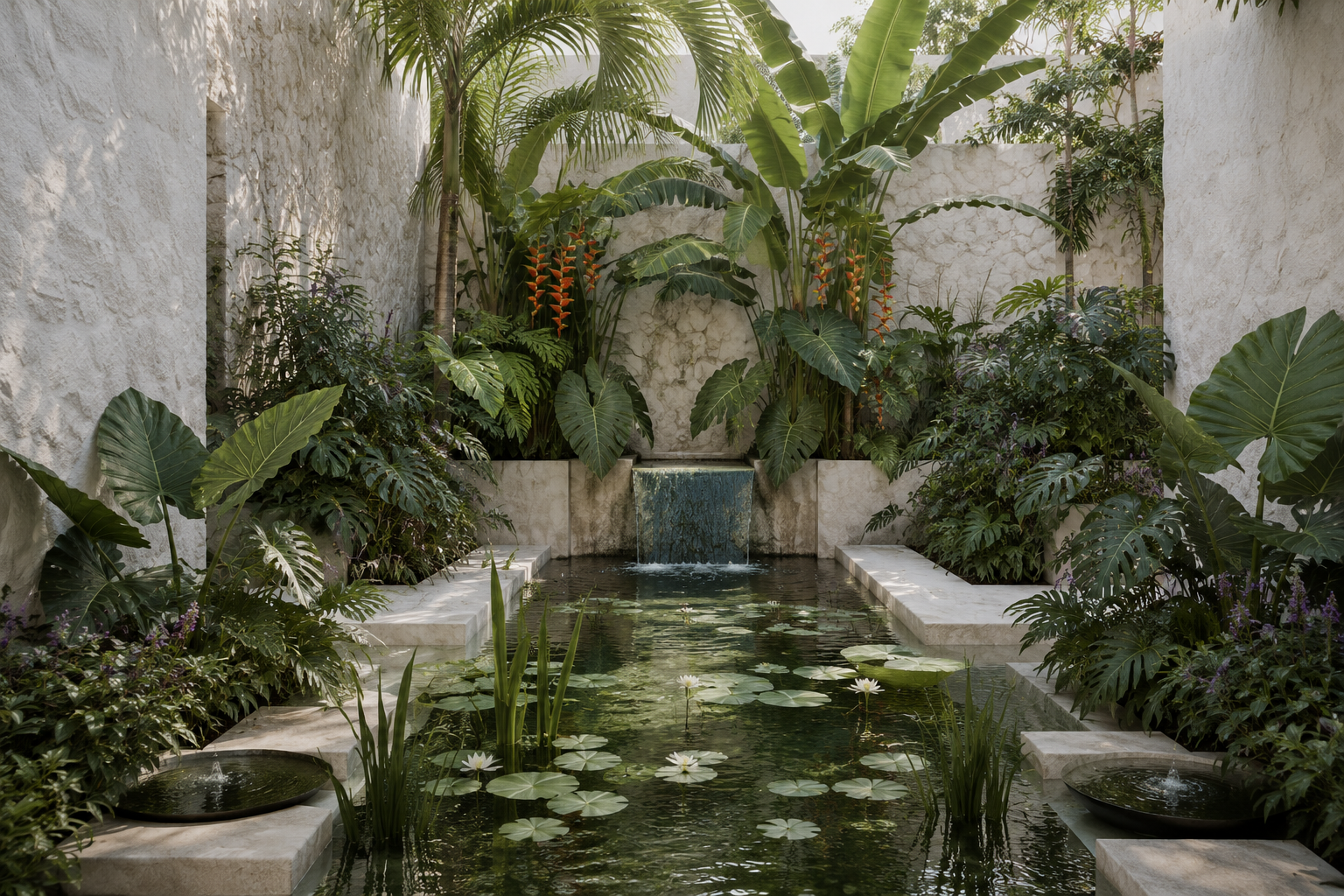 Jardín acuático